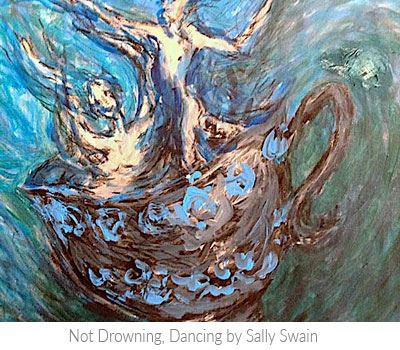 Painting Not Drowning, Dancing by Sally Swain